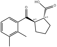 TRANS-2-(2,3-DIMETHYLBENZOYL)CYCLOPENTANE-1-CARBOXYLIC ACID Structure