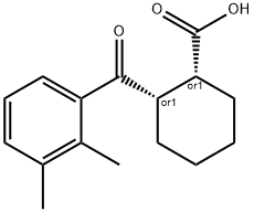 CIS-2-(2,3-DIMETHYLBENZOYL)CYCLOHEXANE-1-CARBOXYLIC ACID Structure
