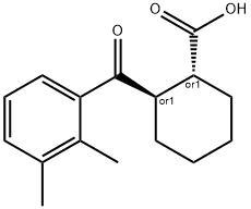 TRANS-2-(2,3-DIMETHYLBENZOYL)CYCLOHEXANE-1-CARBOXYLIC ACID Structure