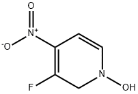 Pyridine, 3-fluoro-1,2-dihydro-1-hydroxy-4-nitro- (9CI) 구조식 이미지