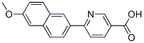 6-(6-Methoxynaphthalen-2-yl)-nicotinic acid Structure