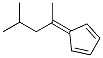5-(1,3-디메틸부틸리덴)-1,3-사이클로펜타디엔 구조식 이미지