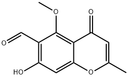 7-Hydroxy-5-methoxy-2-methyl-4-oxo-4H-1-benzopyran-6-carbaldehyde Structure