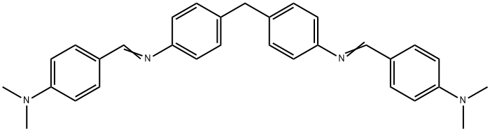 4,4'-메틸렌비스[N-[[4-(디메틸아미노)페닐]메틸렌]벤젠아민] 구조식 이미지