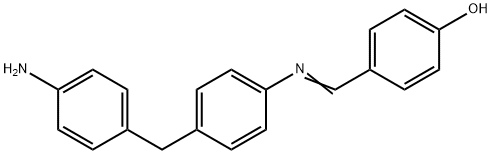 4-[[[4-[(4-Aminophenyl)methyl]phenyl]imino]methyl]phenol Structure