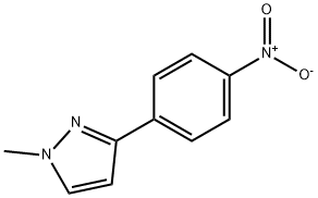 1H-Pyrazole, 1-methyl-3-(4-nitrophenyl)- Structure