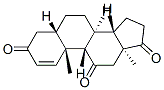 (5S,8S,9S,10S,13S,14S)-10,13-dimethyl-4,5,6,7,8,9,12,14,15,16-decahydr ocyclopenta[a]phenanthrene-3,11,17-trione 구조식 이미지