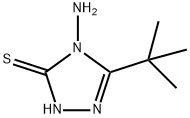 4-AMINO-5-TERT-BUTYL-4H-1,2,4-TRIAZOLE-3-THIOL 구조식 이미지