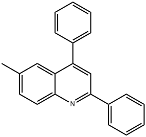 6-Methyl-2,4-diphenylquinoline Structure