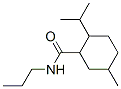 2-(이소프로필)-5-메틸-N-프로필시클로헥산카르복사미드 구조식 이미지