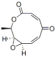 (1S,2R,5Z,8E,10R)-2-Methyl-3,11-dioxabicyclo[8.1.0]undeca-5,8-diene-4,7-dione 구조식 이미지