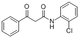 N-(2-CHLOROPHENYL)-BETA-OXO-BENZENEPROPANAMIDE Structure