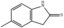 5-METHYL-1,3-DIHYDRO-INDOLE-2-THIONE Structure