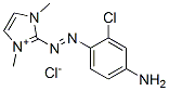 2-[(4-amino-2-chlorophenyl)azo]-1,3-dimethyl-1H-imidazolium chloride Structure