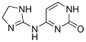 2(1H)-Pyrimidinone,  4-[(4,5-dihydro-1H-imidazol-2-yl)amino]-  (9CI) 구조식 이미지