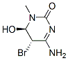 2(1H)-Pyrimidinone,4-amino-5-bromo-5,6-dihydro-6-hydroxy-1-methyl-,trans-(9CI) 구조식 이미지