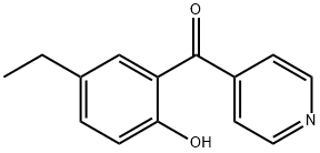 Methanone, (5-ethyl-2-hydroxyphenyl)-4-pyridinyl- (9CI) Structure