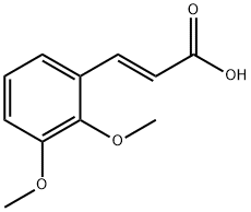 trans-2,3-Dimethoxycinnamic acid 구조식 이미지