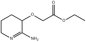 아세트산,[(2-아미노-3,4,5,6-테트라히드로-3-피리디닐)옥시]-,에틸에스테르(9CI) 구조식 이미지