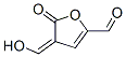 2-Furancarboxaldehyde, 4,5-dihydro-4-(hydroxymethylene)-5-oxo- (9CI) 구조식 이미지