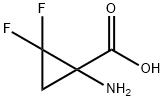 시클로프로판카르복실산,1-아미노-2,2-디플루오로-(9CI) 구조식 이미지