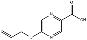 피라진카르복실산,5-(2-프로페닐옥시)-(9CI) 구조식 이미지