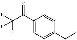 에타논,1-(4-에틸페닐)-2,2,2-트리플루오로-(9CI) 구조식 이미지