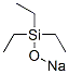 Triethyl(sodiooxy)silane Structure