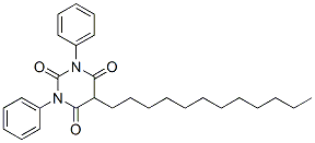 1,3-Diphenyl-5-dodecylbarbituric acid Structure