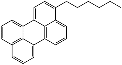 3-Hexylperylene Structure