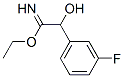 벤젠에탄이미드산,3-플루오로-알파-하이드록시-,에틸에스테르(9CI) 구조식 이미지