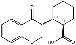 TRANS-2-[2-(2-METHOXYPHENYL)-2-OXOETHYL]CYCLOHEXANE-1-CARBOXYLIC ACID Structure