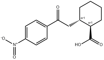 TRANS-2-[2-OXO-2-(4-NITROPHENYL)ETHYL]CYCLOHEXANE-1-CARBOXYLIC ACID Structure