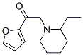 Ethanone, 2-(2-ethyl-1-piperidinyl)-1-(2-furanyl)- (9CI) Structure