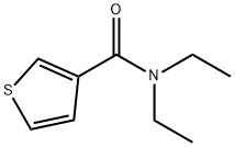 N,N-diethylthiophene-3-carboxylamide Structure