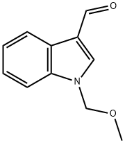 N-(methoxymethyl)-3-indolecarboxaldehyde 구조식 이미지