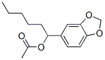 1-benzo[1,3]dioxol-5-ylhexyl acetate Structure