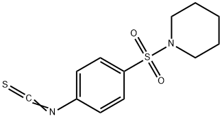 1-[(4-ISOTHIOCYANATOPHENYL)SULFONYL]피페리딘 구조식 이미지