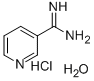 3-AMIDINOPYRIDINIUM CHLORIDE 구조식 이미지