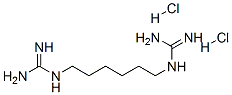 N,N'''-1,6-hexanediylbisguanidine dihydrochloride Structure