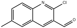 2-Chloro-6-methyl-3-quinolinecarbaldehyde 구조식 이미지
