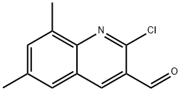2-CHLORO-6,8-DIMETHYLQUINOLINE-3-CARBOXALDEHYDE 구조식 이미지