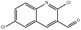 2,6-Dichloroquinoline-3-carbaldehyde 구조식 이미지