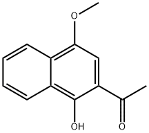 1-(1-HYDROXY-4-METHOXY-NAPHTHALEN-2-YL)-ETHANONE Structure