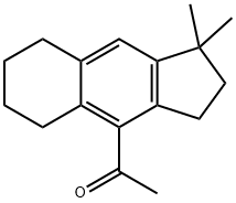 1-(2,3,5,6,7,8-Hexahydro-1,1-dimethyl-1H-benz[f]inden-4-yl)ethanone Structure