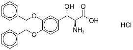 3,4-Di-O-benzyl DL-erythro-Droxidopa Hydrochloride Structure