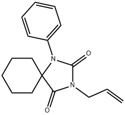 3-Allyl-1-phenyl-1,3-diazaspiro[4.5]decane-2,4-dione 구조식 이미지