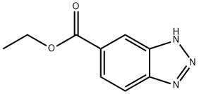 1H-Benzotriazole-5-carboxylic acid ethyl ester Structure