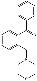 2-(MORPHOLINOMETHYL)BENZOPHENONE Structure