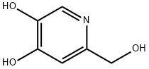 3,4-피리딘디올,6-(히드록시메틸)-(9CI) 구조식 이미지